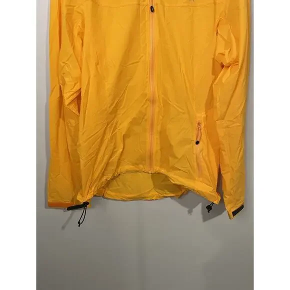 Vtg Arcteryx Light Jacket Women's Large‎ Yellow Full Zip Nylon